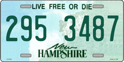 NH license plate 2953487