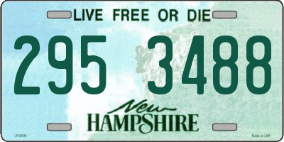 NH license plate 2953488