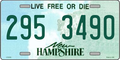 NH license plate 2953490