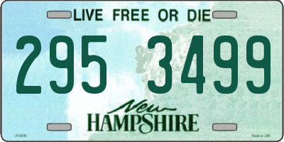 NH license plate 2953499
