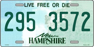 NH license plate 2953572