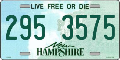 NH license plate 2953575