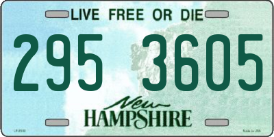 NH license plate 2953605