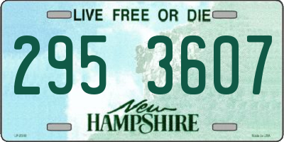 NH license plate 2953607