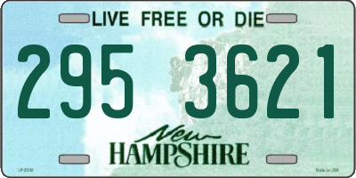 NH license plate 2953621