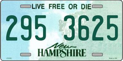NH license plate 2953625