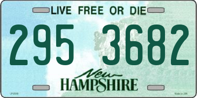 NH license plate 2953682