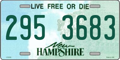 NH license plate 2953683