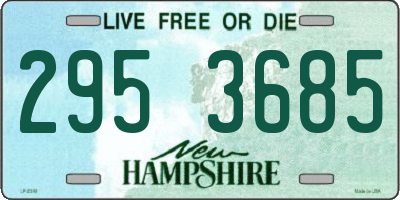 NH license plate 2953685