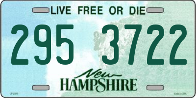 NH license plate 2953722