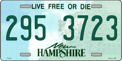 NH license plate 2953723