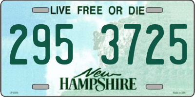 NH license plate 2953725