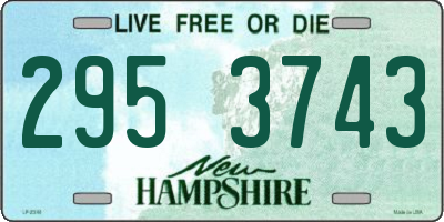 NH license plate 2953743
