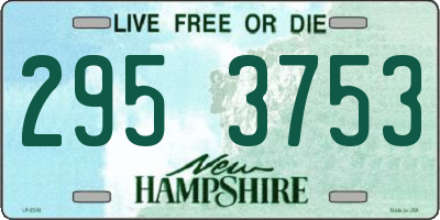 NH license plate 2953753