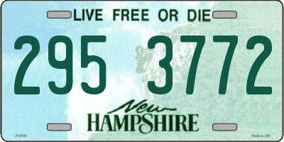 NH license plate 2953772