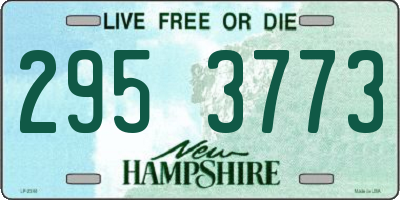 NH license plate 2953773