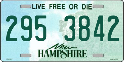 NH license plate 2953842