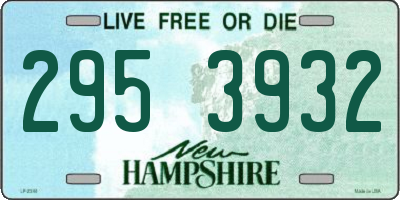 NH license plate 2953932
