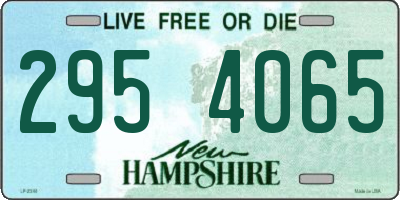 NH license plate 2954065