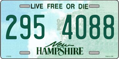 NH license plate 2954088