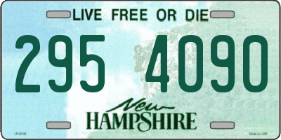 NH license plate 2954090