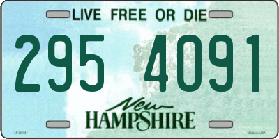 NH license plate 2954091