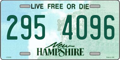 NH license plate 2954096