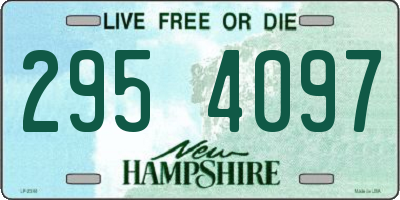 NH license plate 2954097