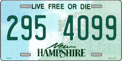 NH license plate 2954099