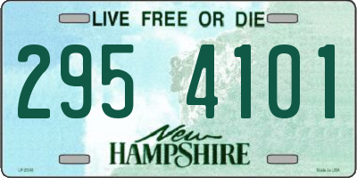 NH license plate 2954101