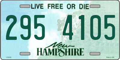 NH license plate 2954105