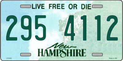 NH license plate 2954112
