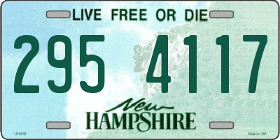 NH license plate 2954117