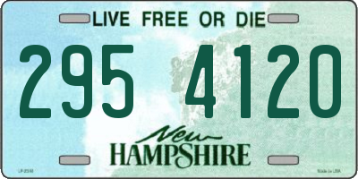 NH license plate 2954120