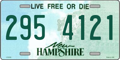 NH license plate 2954121