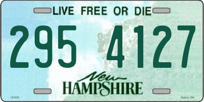 NH license plate 2954127