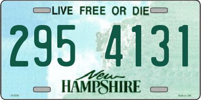 NH license plate 2954131