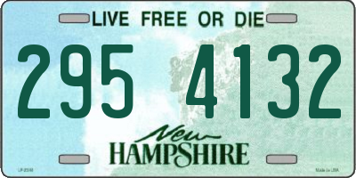 NH license plate 2954132