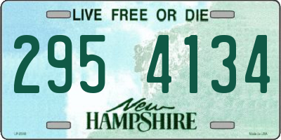 NH license plate 2954134