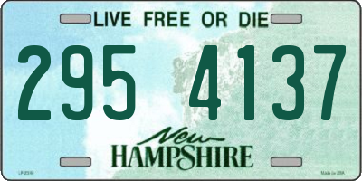NH license plate 2954137