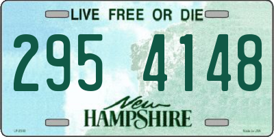 NH license plate 2954148