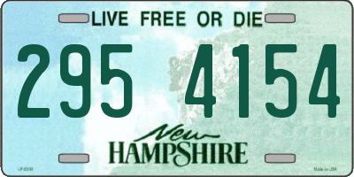 NH license plate 2954154