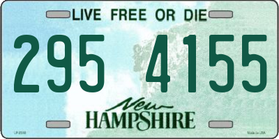NH license plate 2954155