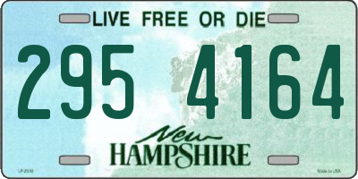 NH license plate 2954164