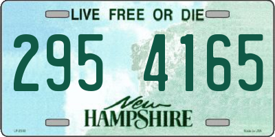 NH license plate 2954165