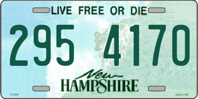 NH license plate 2954170
