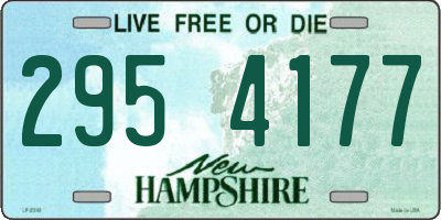 NH license plate 2954177