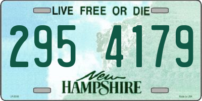 NH license plate 2954179