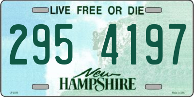 NH license plate 2954197