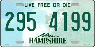 NH license plate 2954199